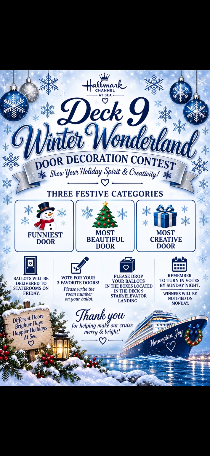 Deck 9 Door Decoration Contest