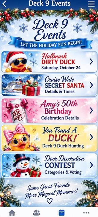 Deck 9 Events